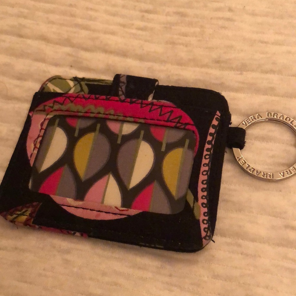 Vera Bradley card holder wallet keychain
